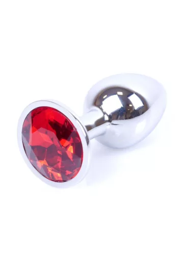 Anal plug Fém, hűthető, fűthető 7 cm piros