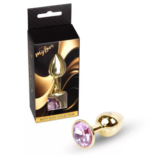 MyLove Toys Anál plug Fém hűthető melegíthető 7 cm arany