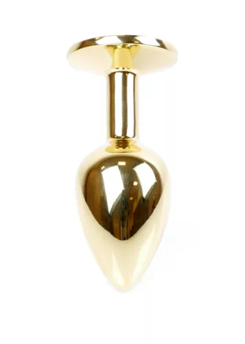 MyLove Toys - elegáns arany plug fekete színben