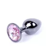 MyLove Toys Anál plug Anatómiás kialakítás 7 cm ezüst