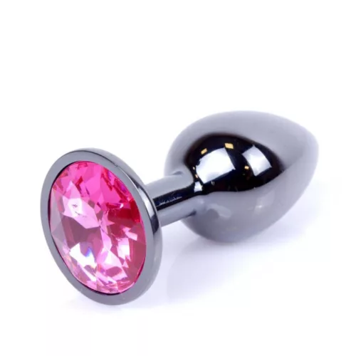 MyLove Toys Anál plug sötétszürke - rózsaszín