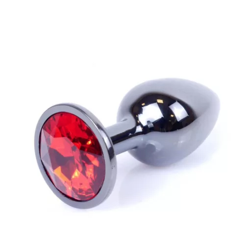 Anal plug Fém, hűthető, melegíthető 7 cm piros