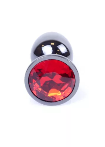 Anal plug Fém, hűthető, melegíthető 7 cm piros