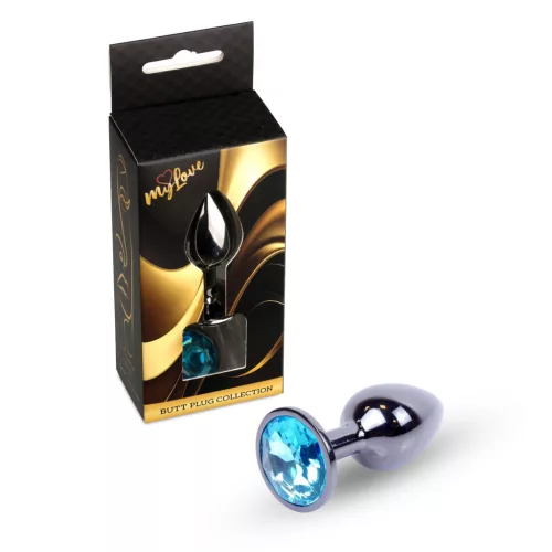 MyLove Toys Anál plug hűthető melegíthető 7 cm világoskék