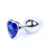 MyLove Toys Anál plug Fém hűthető 7 cm sötétkék