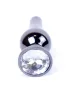 MyLove Toys Anál plug Anatómiás, ékszeres 9,5 cm ezüstszínű