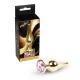 MyLove Toys Anál plug Fém, hűthető, 9,5 cm arany-rózsaszín