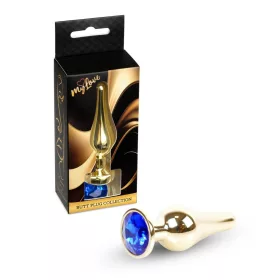   Mylove Toys Anál plug Hűthető, Melegíthető 9,5 cm sötétkék