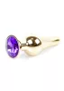 MyLove Toys Anál plug Hűthető, melegíthető 9,5 cm lila