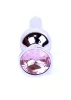 MyLove Toys Anál plug Fém, hűthető, elegáns 9,5 cm ezüst rosa
