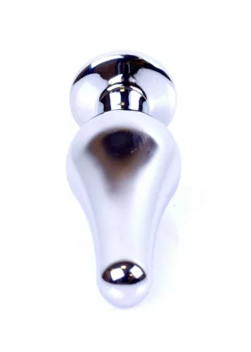 Anál plug Acél ékszerrel Hűthető melegíthető 9,5 cm ezüst