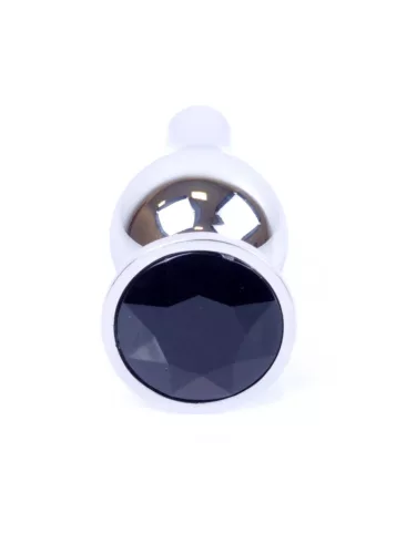 MyLove Toys Anál plug Fém, hűthető, anatómiai 9,5 cm fekete