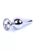 Mylove Toys Análplug Elegáns ékszer, hűthető-fűthető 9,5 cm ezüst
