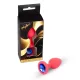 Mylove Toys Anál plug Szilikon, ékszeres 7 cm piros kis méret
