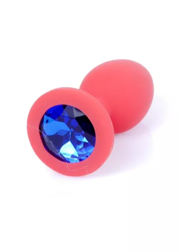 Mylove Toys Anál plug Szilikon, ékszeres 7 cm piros kis méret