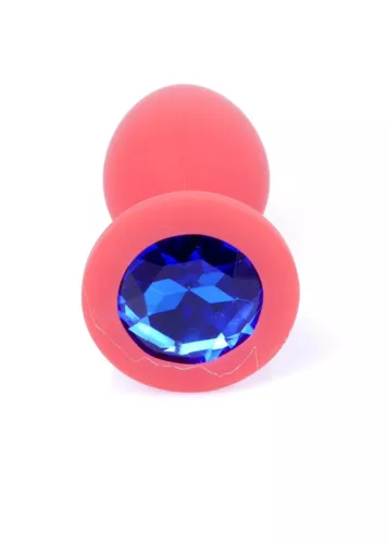 Mylove Toys Anál plug Szilikon, ékszeres 7 cm piros kis méret