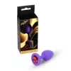 Mylove Toys Anál plug Szilikon, ékszer 7 cm lila kicsi