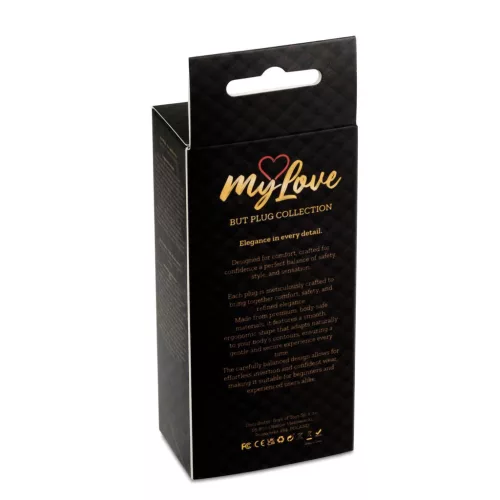 Mylove Toys Anál plug Szilikon, ékszer 7 cm lila kicsi