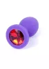 Mylove Toys Anál plug Szilikon, ékszer 7 cm lila kicsi