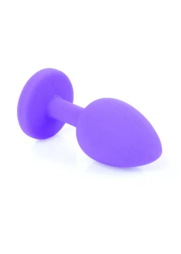 Mylove Toys Anál plug Szilikon, ékszer 7 cm lila kicsi