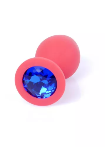 Mylove Toys Anál plug Szilikon, díszített 8 cm piros közepes