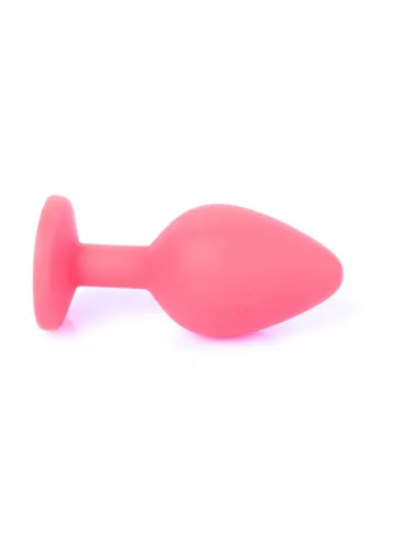 Mylove Toys Anál plug Szilikon, díszített 8 cm piros közepes