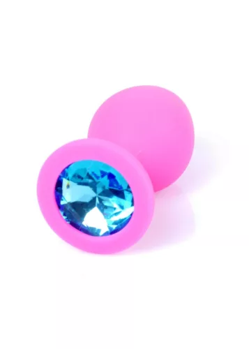 Mylove Toys Anál plug Szilikon, ékszeres 8 cm rózsaszín közepes