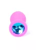 Mylove Toys Anál plug Szilikon, ékszeres 8 cm rózsaszín közepes
