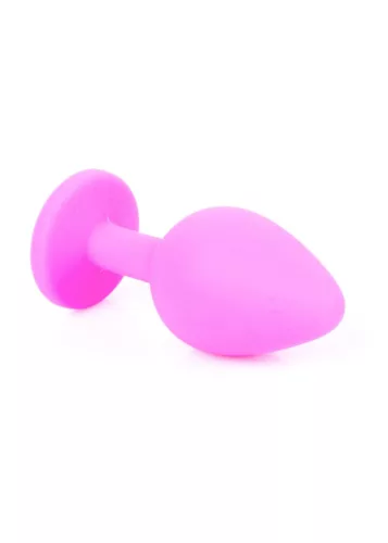 Mylove Toys Anál plug Szilikon, ékszeres 8 cm rózsaszín közepes