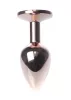 Mylove Toys Anál plug Fém, hűthető, 7 cm piros arany kristály
