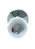 Anal plug Anatómiás, fém hűtő-melegítő 7 cm lila rózsa díszítéssel
