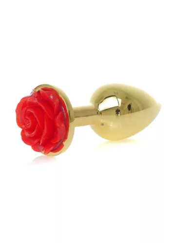Anál plug Fém, hűthető, melegíthető 7 cm piros