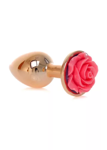 Anál plug Fém ékszer hűthető melegíthető 7 cm rózsaszín