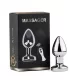 Fém anál dildó S USB távirányítóval