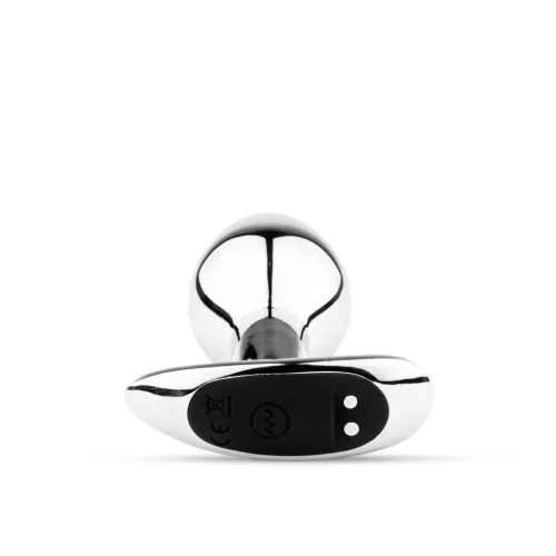 Metal Butt Plug M fém dildó USB távirányítóval