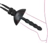 Shock Pen M – elektrosokkos pénisz plug, 6 cm hosszú