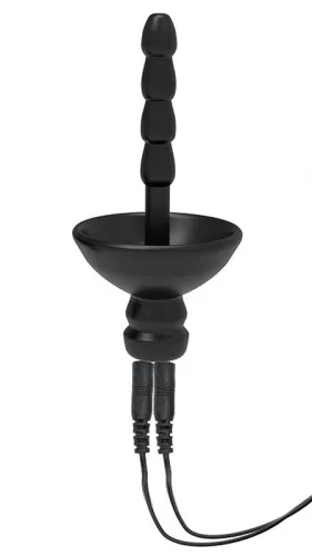 Shock Pen M – elektrosokkos pénisz plug, 6 cm hosszú