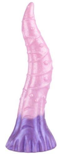Pinky Tongue – érzéki dildó pink-lila színben 25 x 5.5 cm