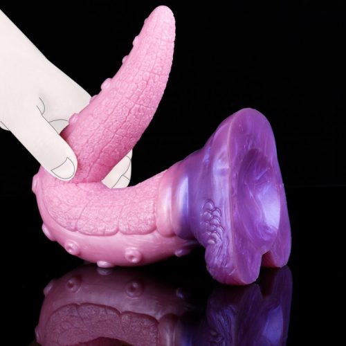 Pinky Tentacle – érzéki dildó 25 cm hosszú, pink-lila színben