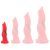 Pitt King S – prémium piros dildó 19 cm hosszú