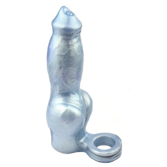 Kötött péniszrá északi prémium bázis 18 x 6,5 cm, kék