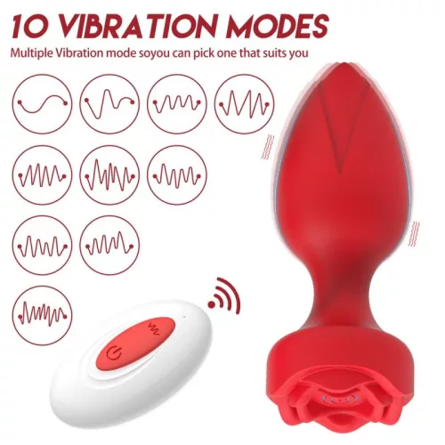 Rosy Bello – vibráló plug, 8 cm, prémium élmény