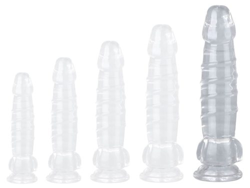 Dickannel XXL – átlátszó prémium dildó 27 x 8 cm