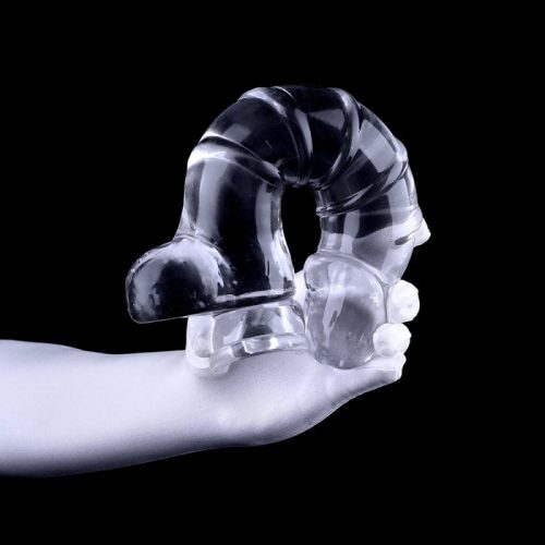 Dickannel XXL – átlátszó prémium dildó 27 x 8 cm