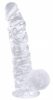 Dildick átlátszó vibrátor – prémium intim élmény 15 x 4 cm