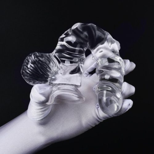 Dildick átlátszó vibrátor – prémium intim élmény 15 x 4 cm