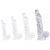 Dildick XL – átlátszó, nagyméretű dildó 19 x 5 cm