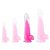 Átlátszó Jelly Mut – 16 cm-s pink dildó