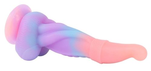 Alien Obruk – világító zöld dildó, 18 x 5 cm