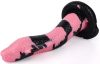 Cobra Snake Dildo – prémium, 18 cm-es fekete-rózsaszín eszköz